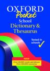 Image for Oxford pocket school dictionary and thesaurus