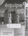 Image for Equipe: Part 1: Workbook 1 En Plus