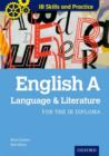 Image for English A  : language and literature