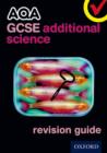 Image for AQA GCSE additional science: Revision guide