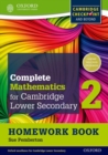 Image for Complete Mathematics for Cambridge Lower Secondary Homework Book 2 (First Edition) - Pack of 15