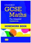 Image for Oxford GCSE Maths for Edexcel: Homework Book Foundation (E-G)
