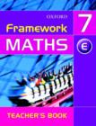 Image for Framework Maths : Year 7 : Extension Teacher&#39;s Book