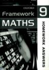 Image for Framework Maths: Year 9: Homework Answers