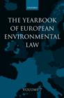 Image for The Yearbook of European Environmental Law