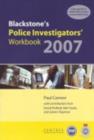 Image for Blackstone&#39;s Police Investigators&#39; Workbook 2007