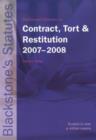 Image for Statutes on Contract, Tort and Restitution 2007-2008