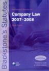Image for Statutes on Company Law 2007-2008