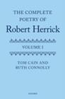 Image for The complete poetry of Robert HerrickVolume I