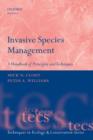 Image for Invasive species management  : a handbook of techniques