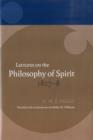 Image for Lectures on the Philosophy of Spirit 1827-8