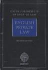 Image for English Private Law