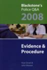 Image for Evidence and Procedure 2008