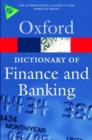 Image for A Dictionary of Finance and Banking