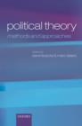 Image for Political Theory Methods And Approaches