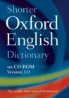Image for Shorter Oxford English Dictionary CD : Windows/Mac Individual User Version 3.0