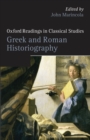 Image for Greek and Roman Historiography