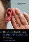 Image for Oxford handbook of auditory science: Hearing