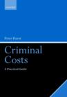 Image for Criminal costs  : a practical guide