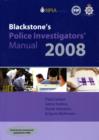 Image for Blackstone&#39;s police investigator&#39;s manual 2008