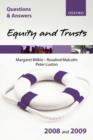Image for Equity &amp; trusts, 2008 and 2009