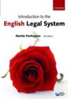 Image for Introduction to the English Legal System
