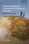 Image for Research in international commercial arbitration  : sources and strategies