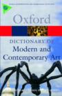 Image for A Dictionary of Modern and Contemporary Art
