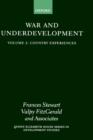 Image for War and Underdevelopment: Volume 2: Country Experiences