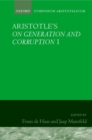 Image for Aristotle&#39;s On Generation and Corruption I Book 1