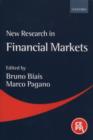 Image for New research in financial markets  : a reader