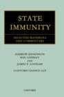 Image for Immunities and privileges of international legal persons  : state immunityVol. 1