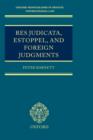 Image for Res Judicata, Estoppel and Foreign Judgments