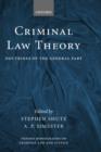 Image for Criminal law theory  : doctrines of the general part