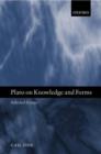 Image for Plato on knowledge and forms