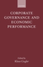 Image for Corporate Governance and Economic Performance
