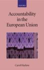Image for Accountability in the European Union