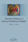 Image for The Oxford history of literary translation in EnglishVol. 1: To 1550