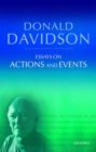 Image for Essays on actions and events