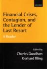 Image for Financial Crises, Contagion, and the Lender of Last Resort