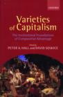 Image for Varieties of Capitalism : The Institutional Foundations of Comparative Advantage