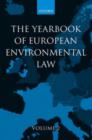 Image for Yearbook of European Environmental Law
