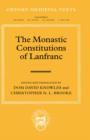 Image for The Monastic Constitutions of Lanfranc