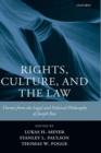 Image for Rights, culture and the law  : themes from the legal and political philosophy of Joseph Raz
