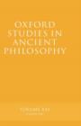 Image for Oxford Studies in Ancient Philosophy Volume XXI