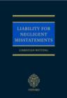 Image for Liability for negligent misstatements