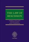 Image for The Law of Rescission