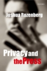 Image for Privacy and the Press