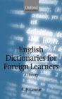 Image for English dictionaries for foreign learners  : a history