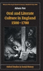 Image for Oral and Literate Culture in England, 1500-1700